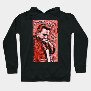 johnny cash vintage style design Hoodie